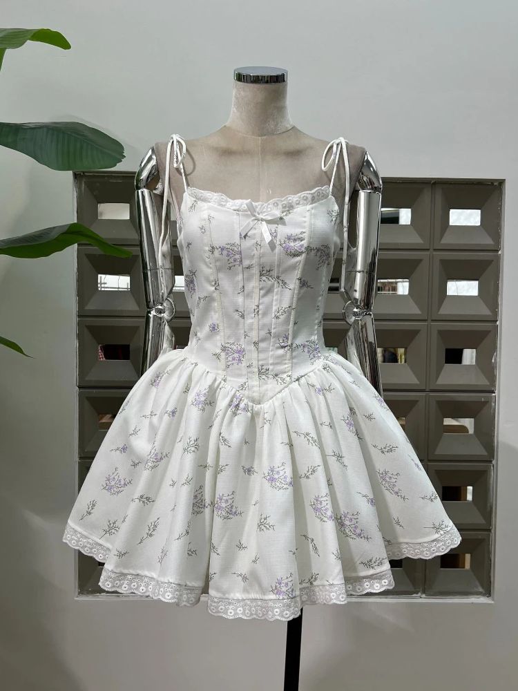 Corset Waist Cinch - Summer Women's Dresses Fashion Sweet Print