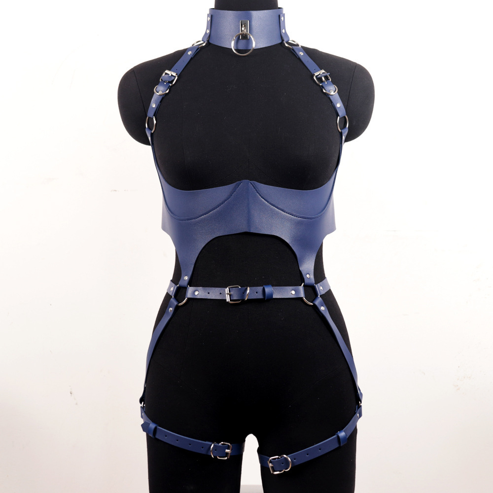 Women Leather Harness Sets Sex - Garter Belt Set ulasan dan harga