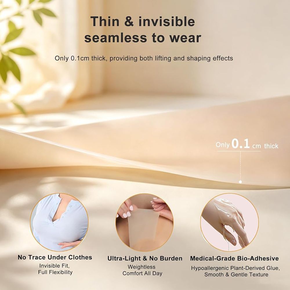 6Pcs Precut Silicone Boob Tape - Silicone Bra Adhesive ulasan dan harga