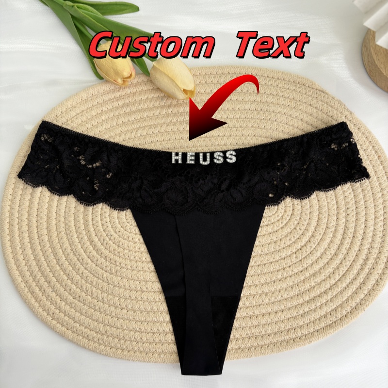 Personalized Custom Thong Name - Thong Bikini Women ulasan dan harga