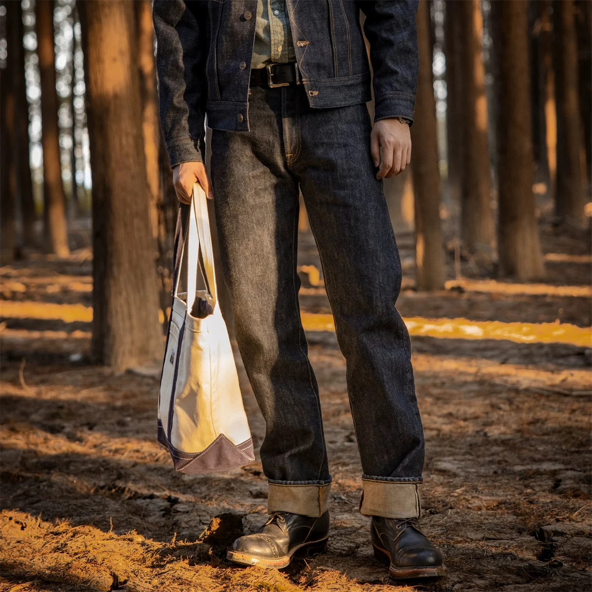 Red Tornado NOIR 21oz Selvedge - Levis Jeans 501 ulasan dan harga