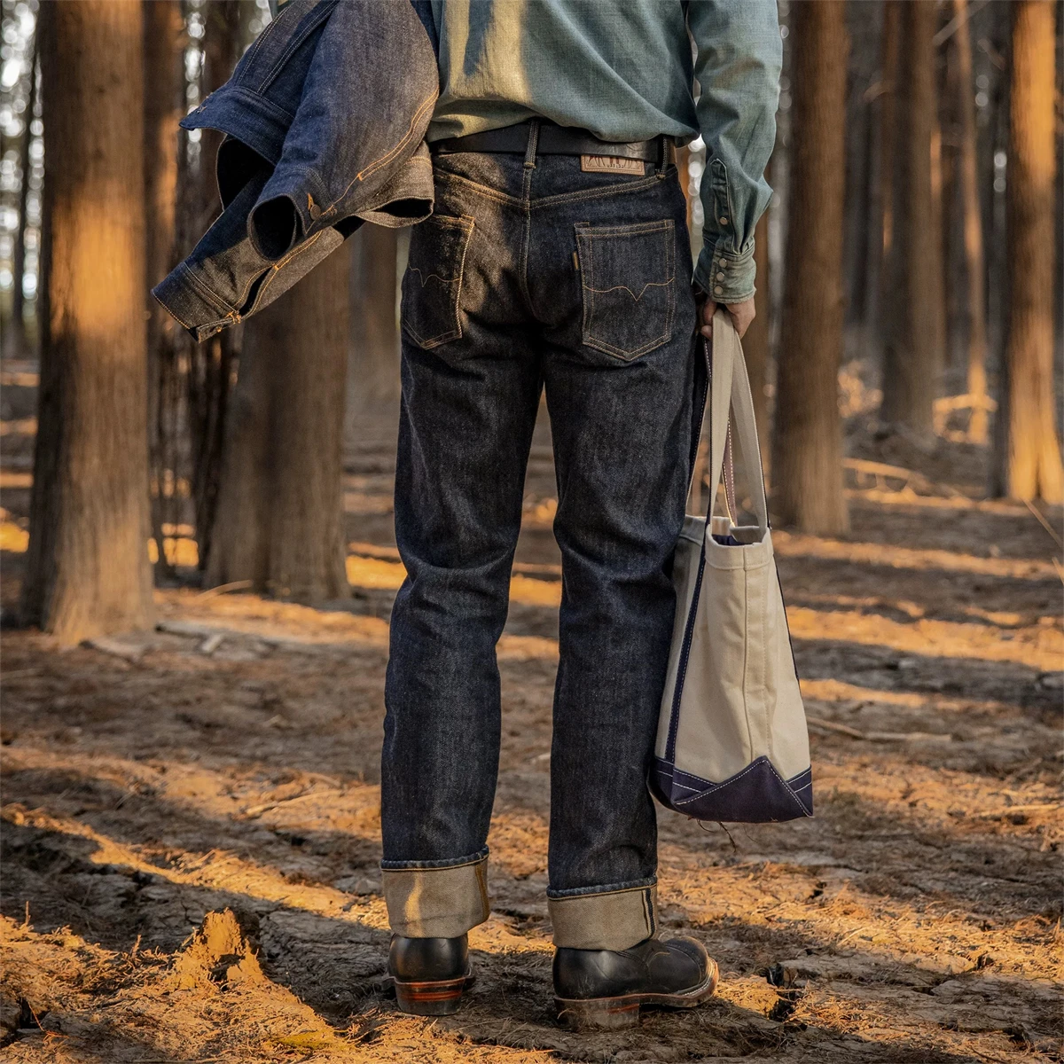 Red Tornado NOIR 21oz Selvedge - Levis Jeans 501 ulasan dan harga
