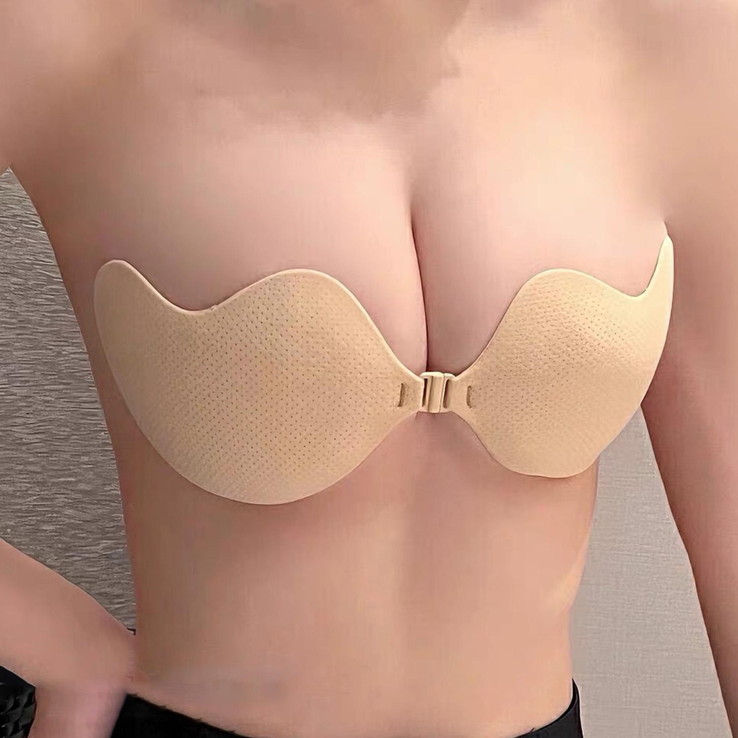 Backless Invisible Push Up Bra - Silicone Bra Adhesive ulasan dan harga