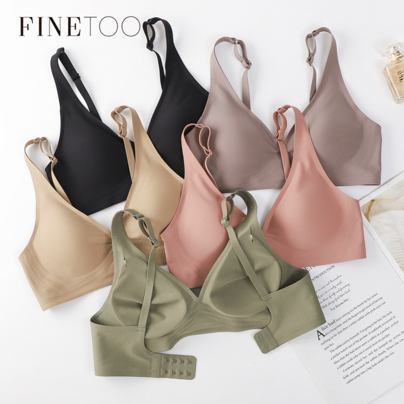 FINETOO Soft Wireless Bra Wome - Bralette Wireless Soft ulasan dan harga