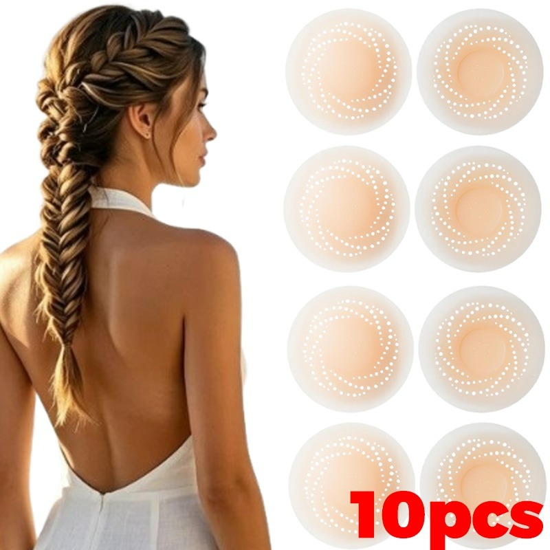 2/10pcs Breathable Nipple Cove - Silicone Bra Adhesive ulasan dan harga
