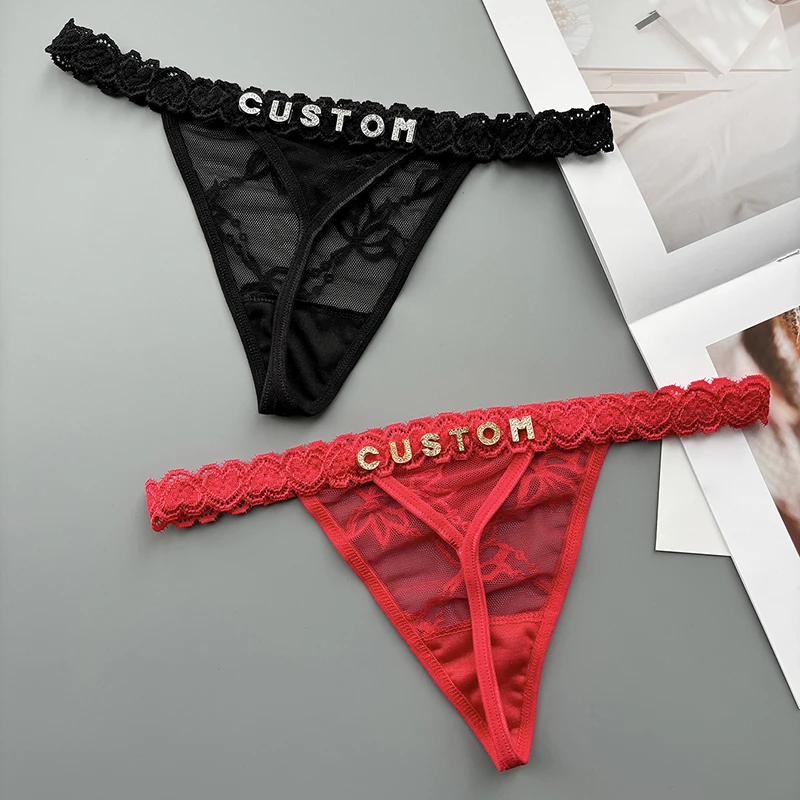 Personality Custom Thong Name  - Thong Bikini Women ulasan dan harga