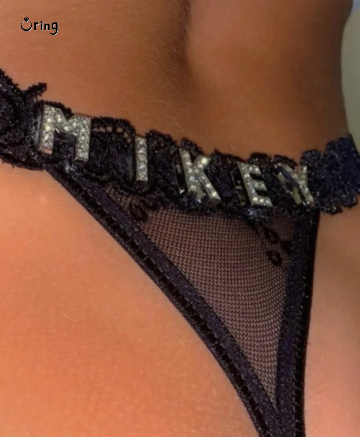 Custom Thongs with Name for Bo - Thong Bikini Women ulasan dan harga