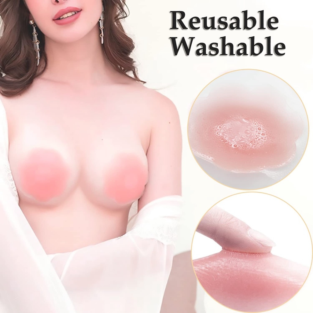 6/12PCS Invisible Self Adhesiv - Silicone Bra Adhesive ulasan dan harga
