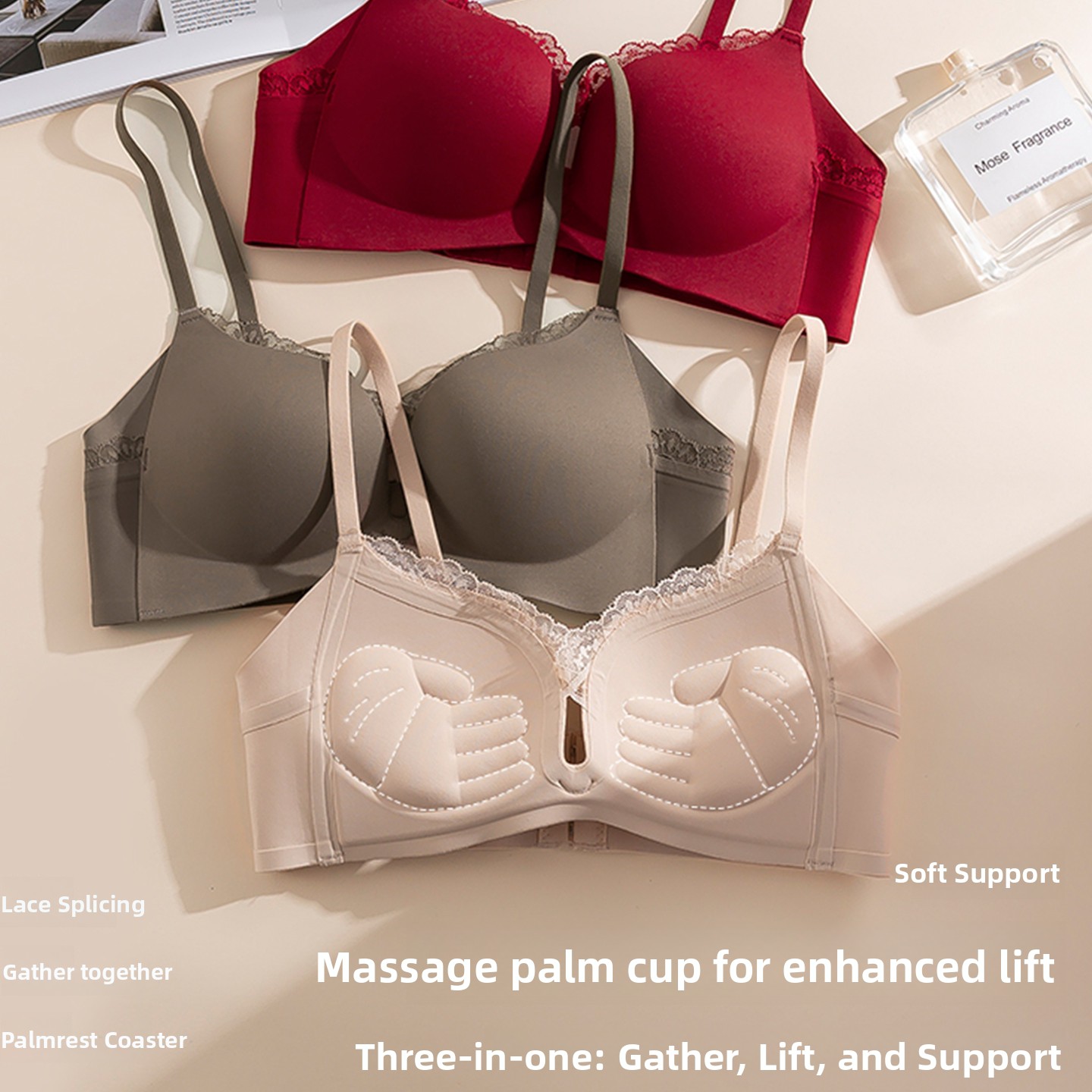 Pure KUCLUT Lace Palm Cup Smal - Seamless Underwear Women ulasan dan harga