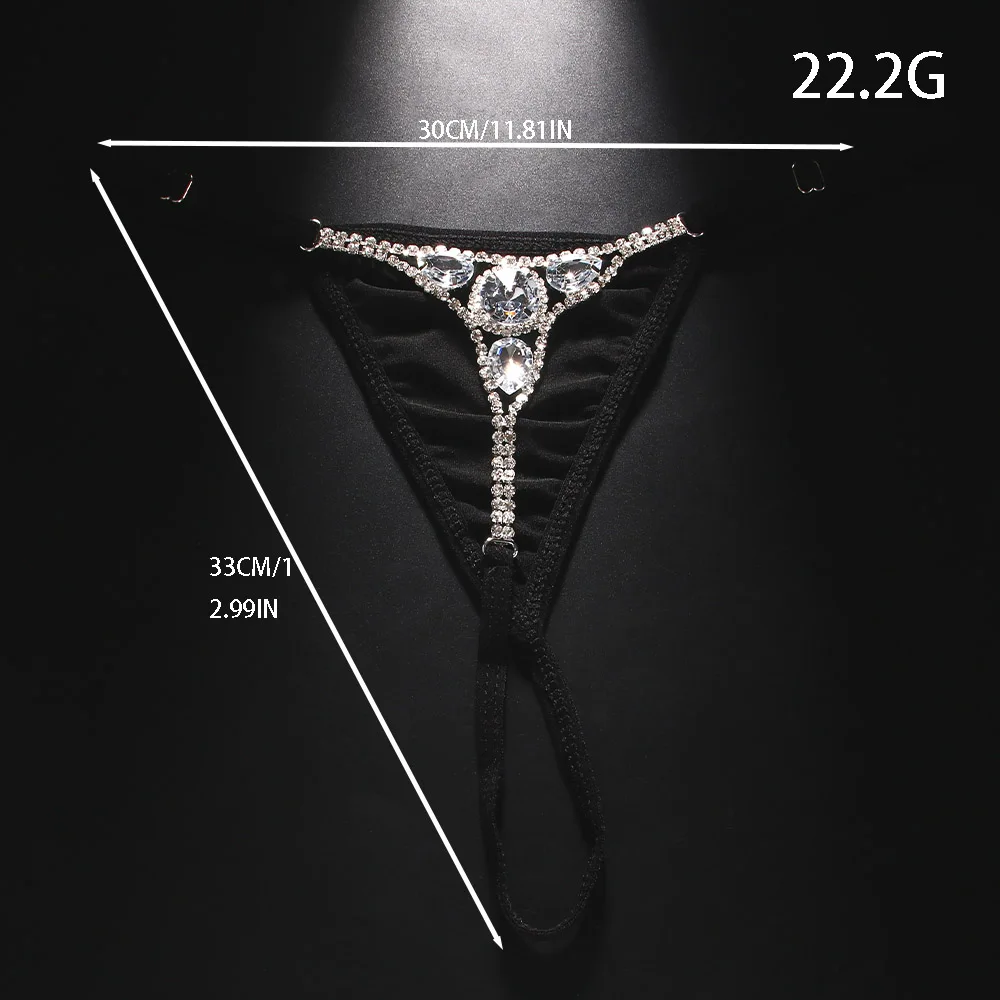 Sexy Round Rhinestone Thong Ad - Thong Bikini Women ulasan dan harga